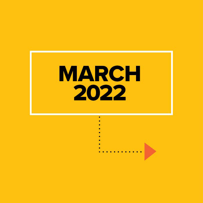 March 2022