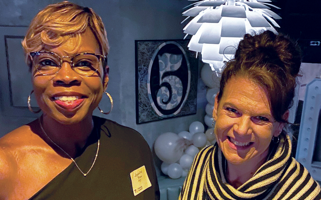 Jacqueline Mims-Tibbs '91 and Kimberly Michel-Clark '96 (Charlotte)