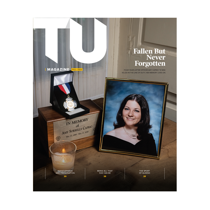 cover of fall 2022 TU Magazine