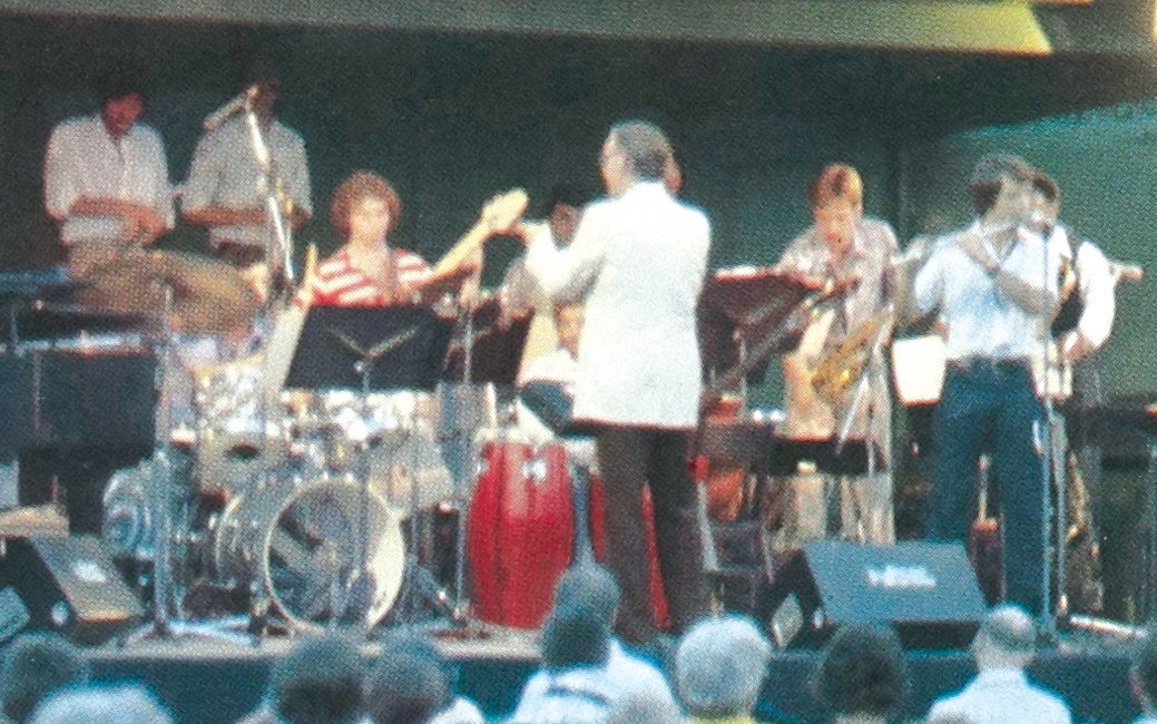 color photo of the 1968 Hank Levy jazz band