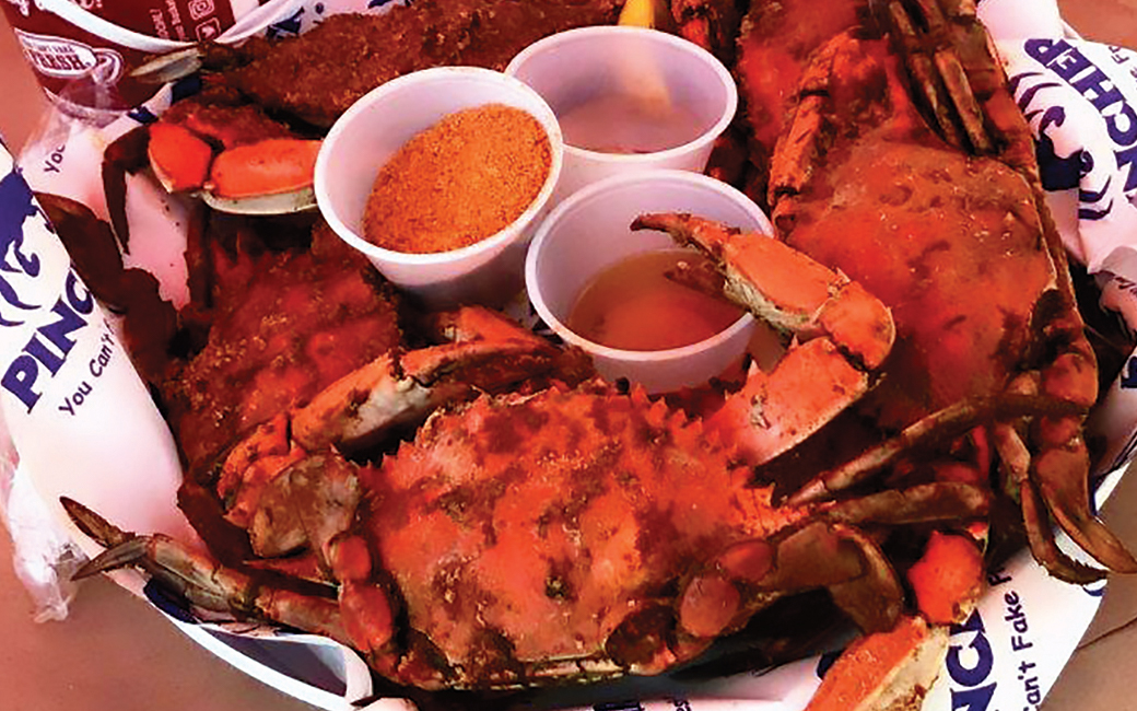 Florida crab feast