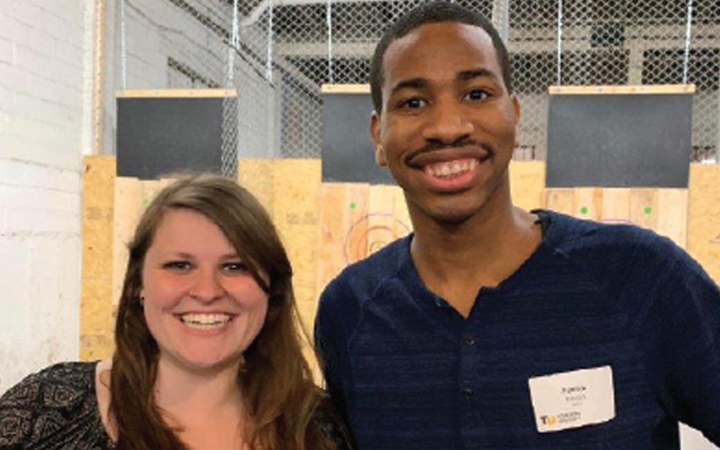 Kara Wyatt and Patrick Pinnock