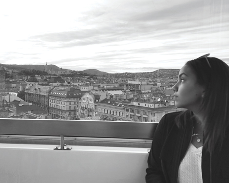 Marisa Harris in Europe.