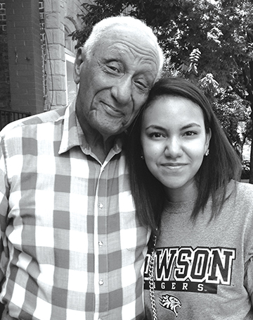 Marisa and her grandfather