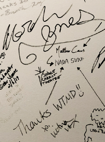 The Signed WTMD Wall