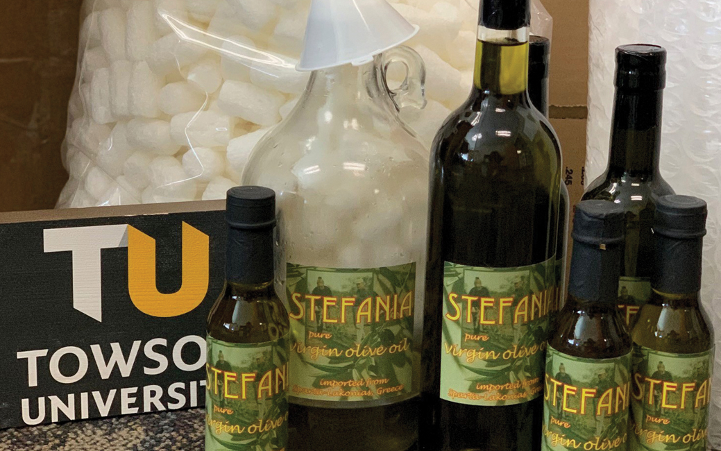 Stefania Extra Virgin Olive Oil was shipped to participants ahead of the event.