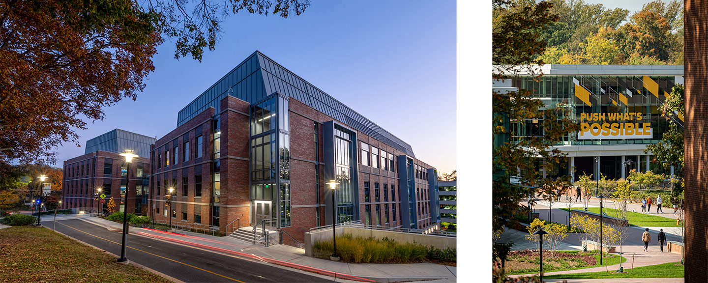 Science Complex image and Burdick Hall image