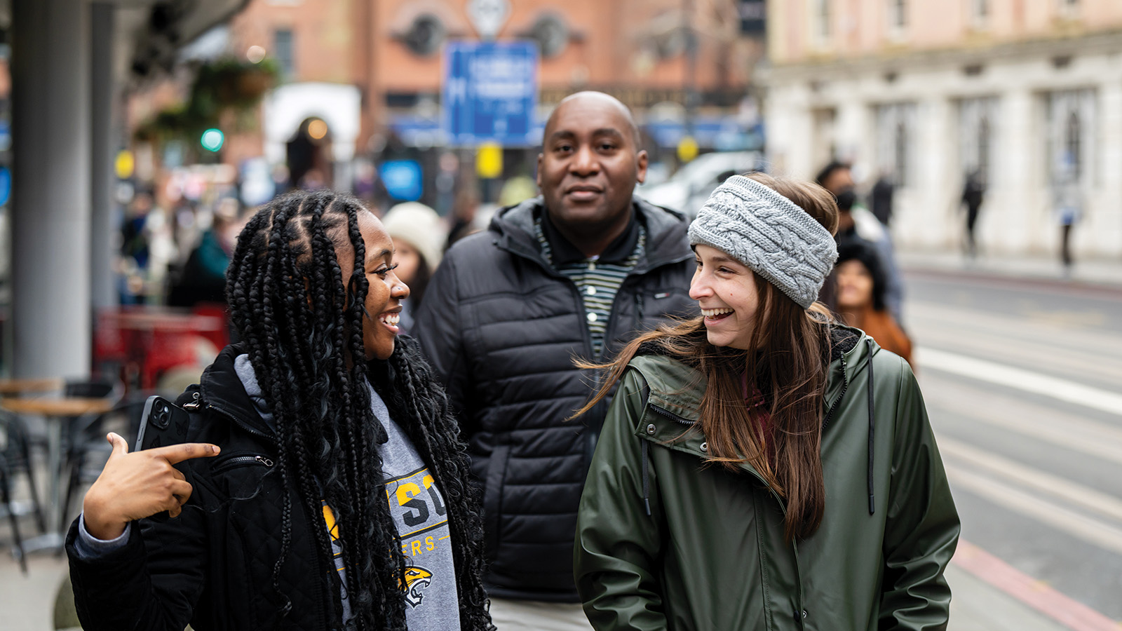 TU students in Birmingham 