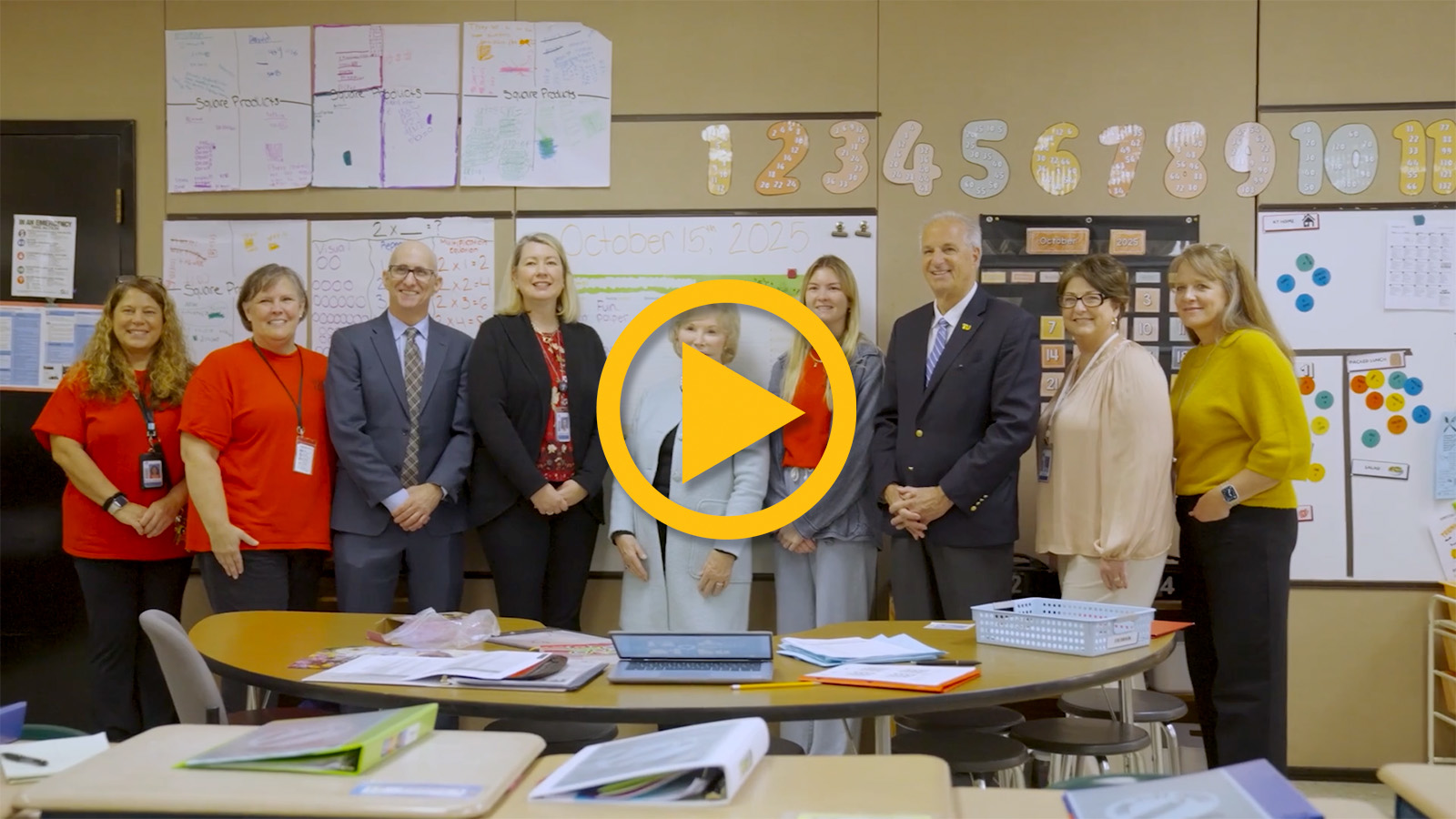 Group of administrators from Carroll County Public Schools and Towson University