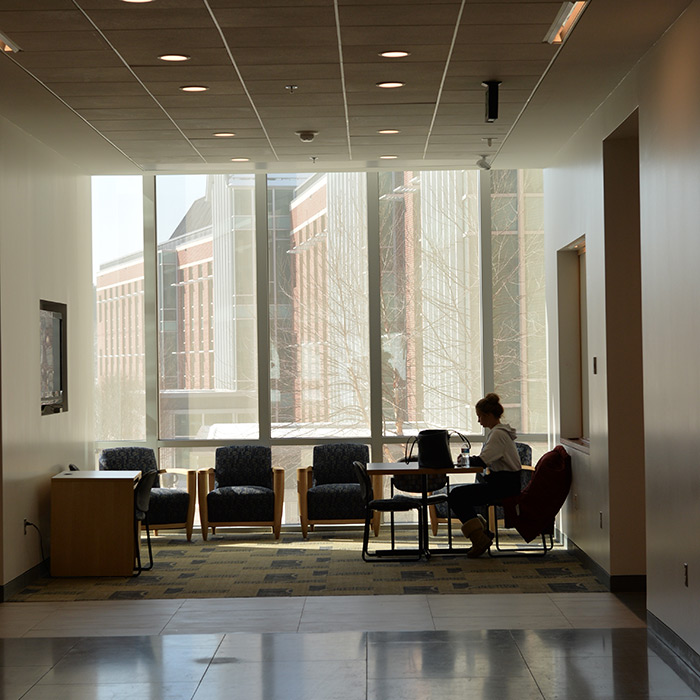 The study lounges at CLA