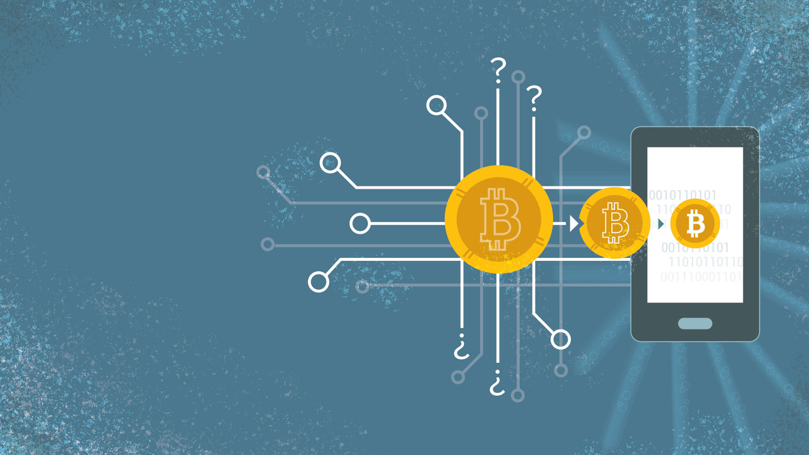 An illustration showcasing Cryptocurrency and Bitcoin 