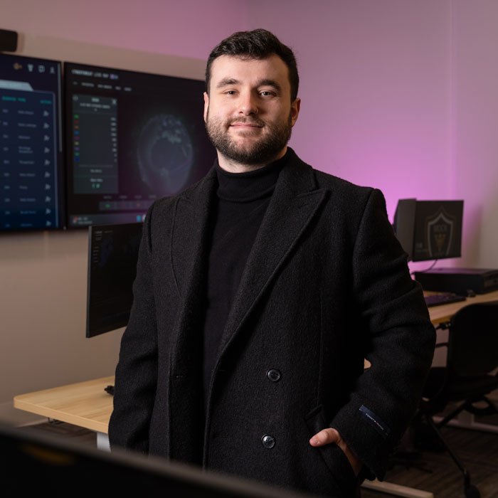 Computer Science Senior, Cory Burns