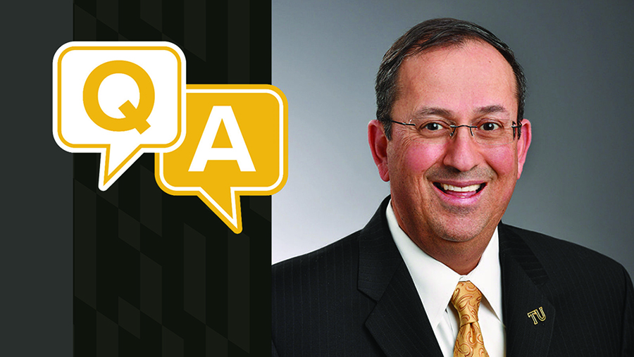 Daraius Irani with Q and A graphic
