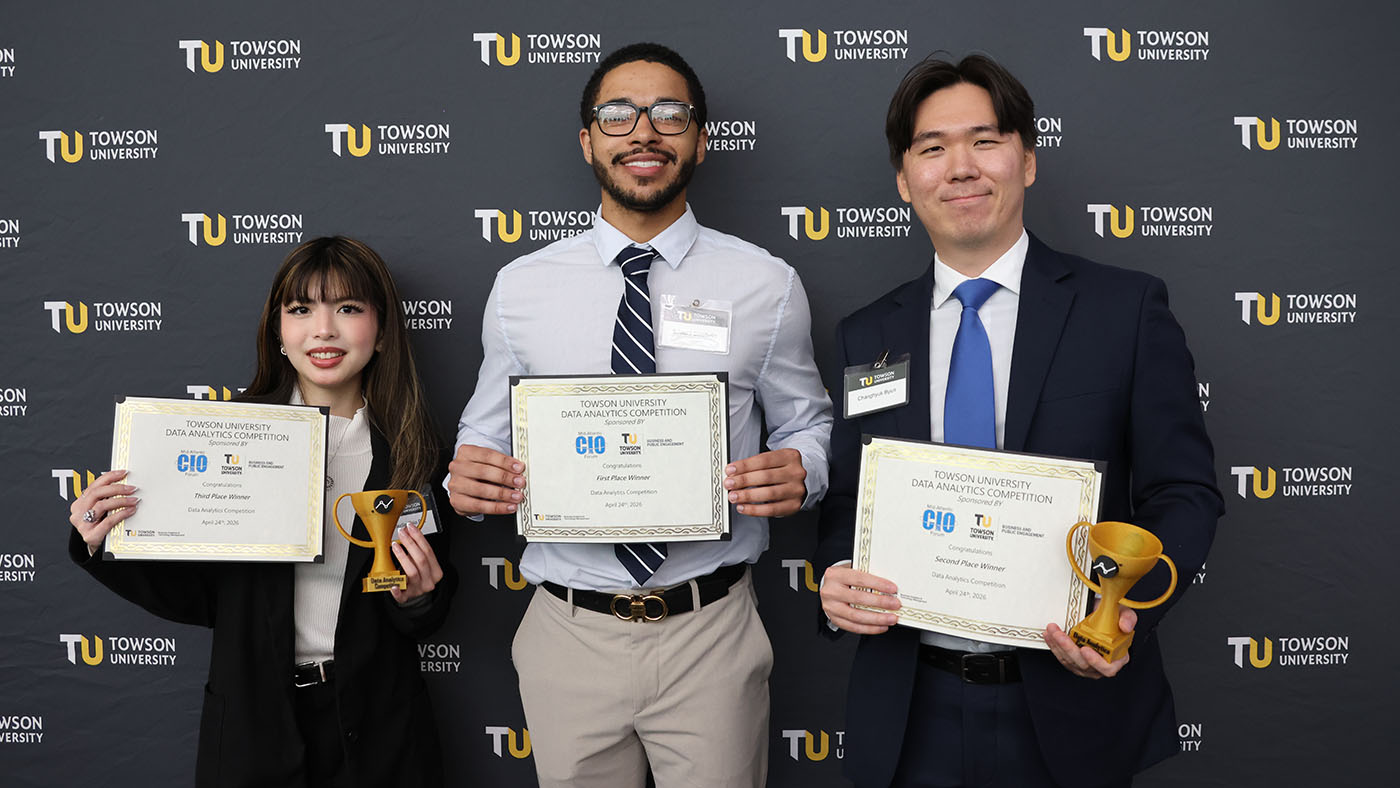 Edward Caraballo (first place, middle); Changhyuk Byun (right, Claudia Eunice Dela Paz (left.