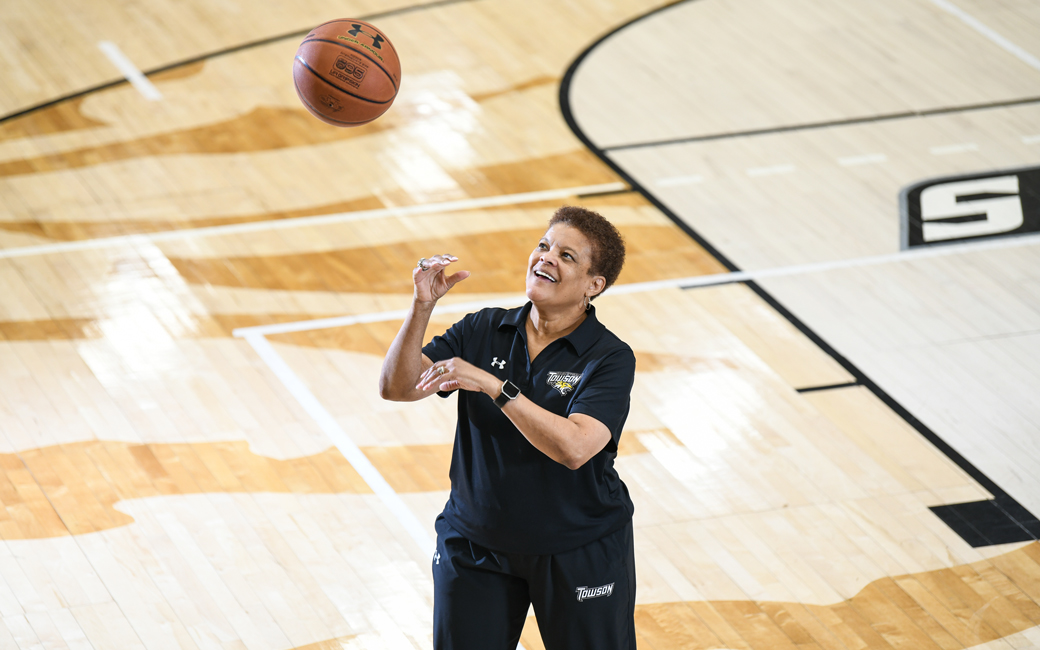 TU Women's Basketball coach Diane Richardson