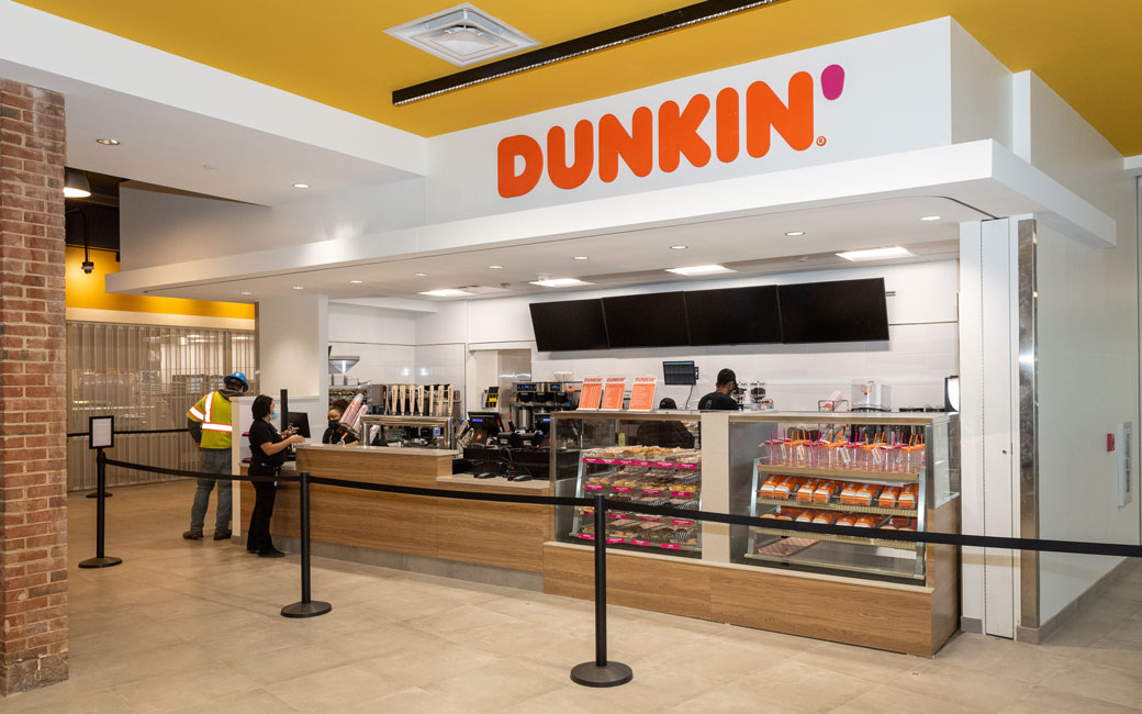 Dunkin located in the Union Food Market