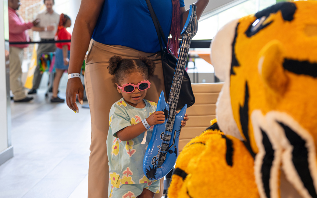 Doc Meeting a Little Tiger