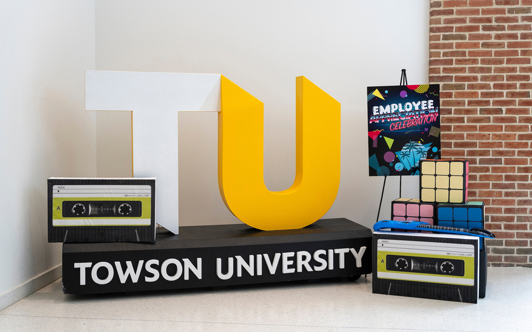 The entrance to the Faculty and Staff Appreciation Event