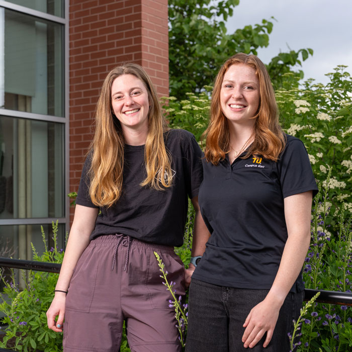 Zoe Huff and Kennedy Krohn