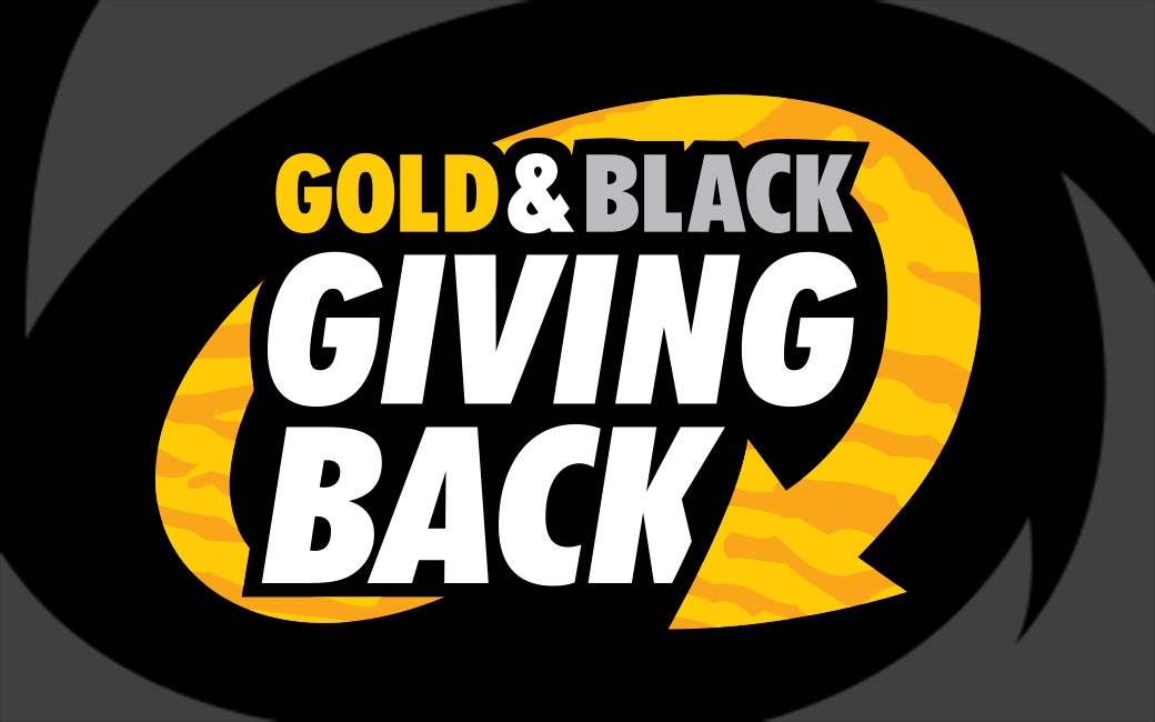 Gold and Black Giving Back is the name of the student-driven fundraising initiative