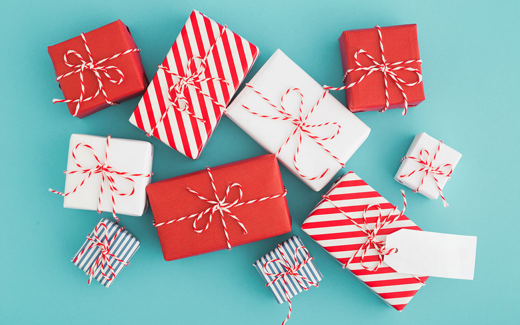 wrapped gifts