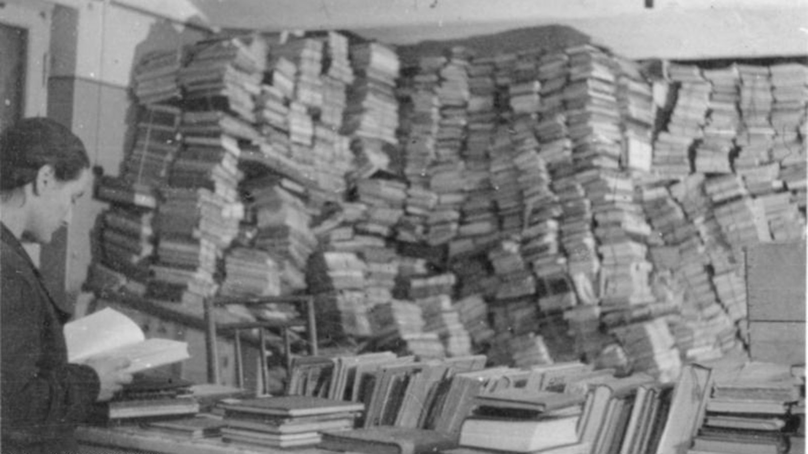 A warehouse of Nazi-looted books