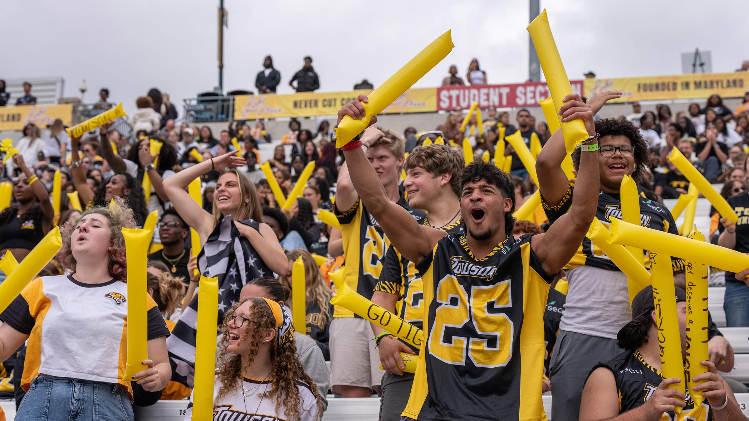 homecoming crowd cheering