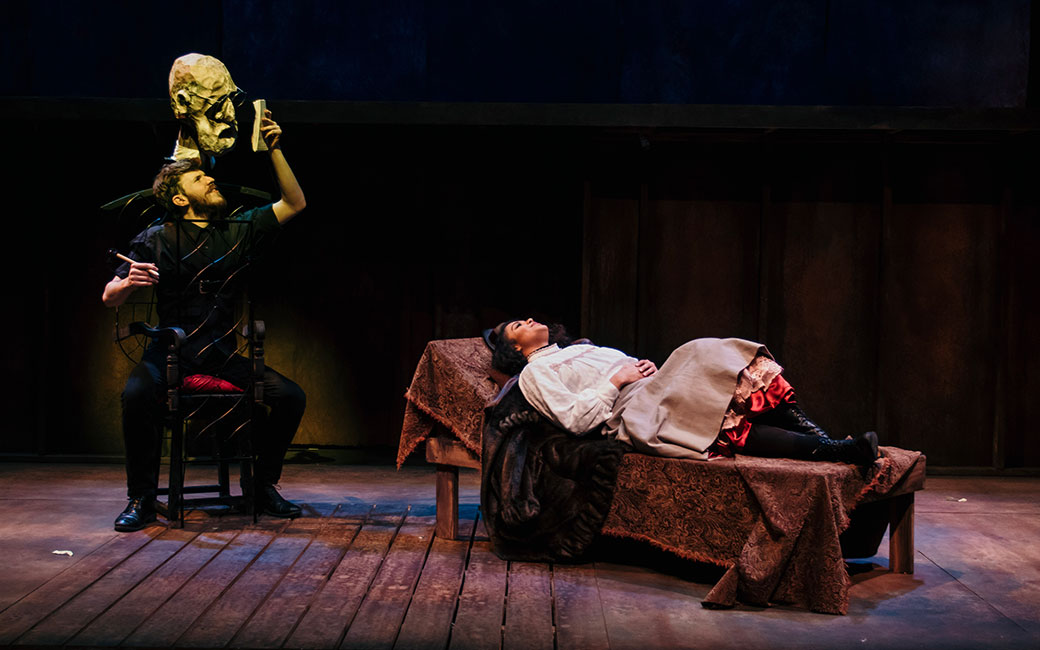 Scene from the Icarus dress rehearsal