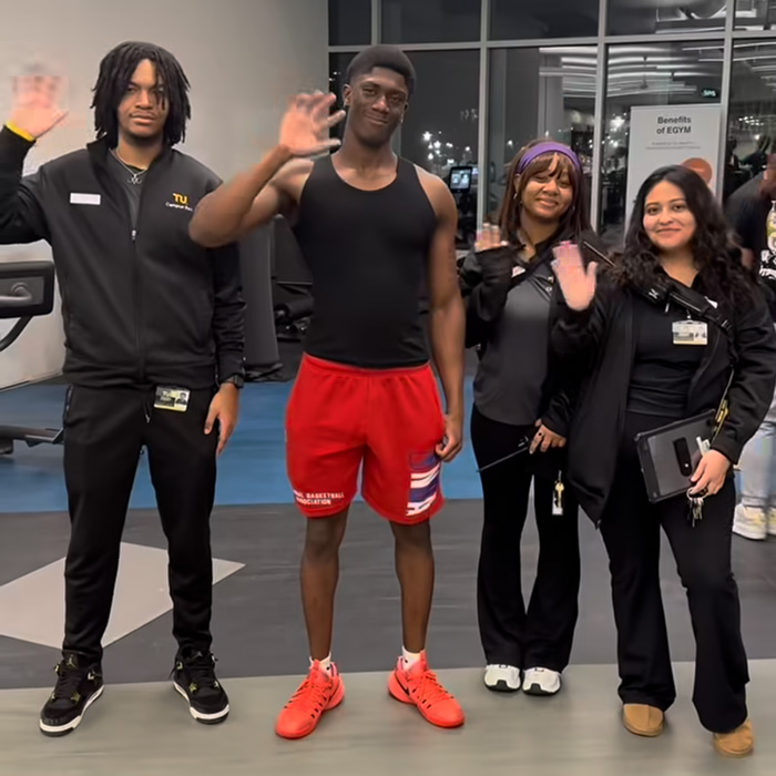 TU students at Burdick Hall