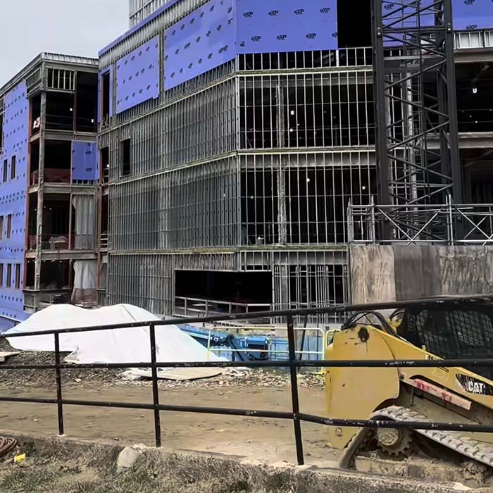 Smith Hall under construction