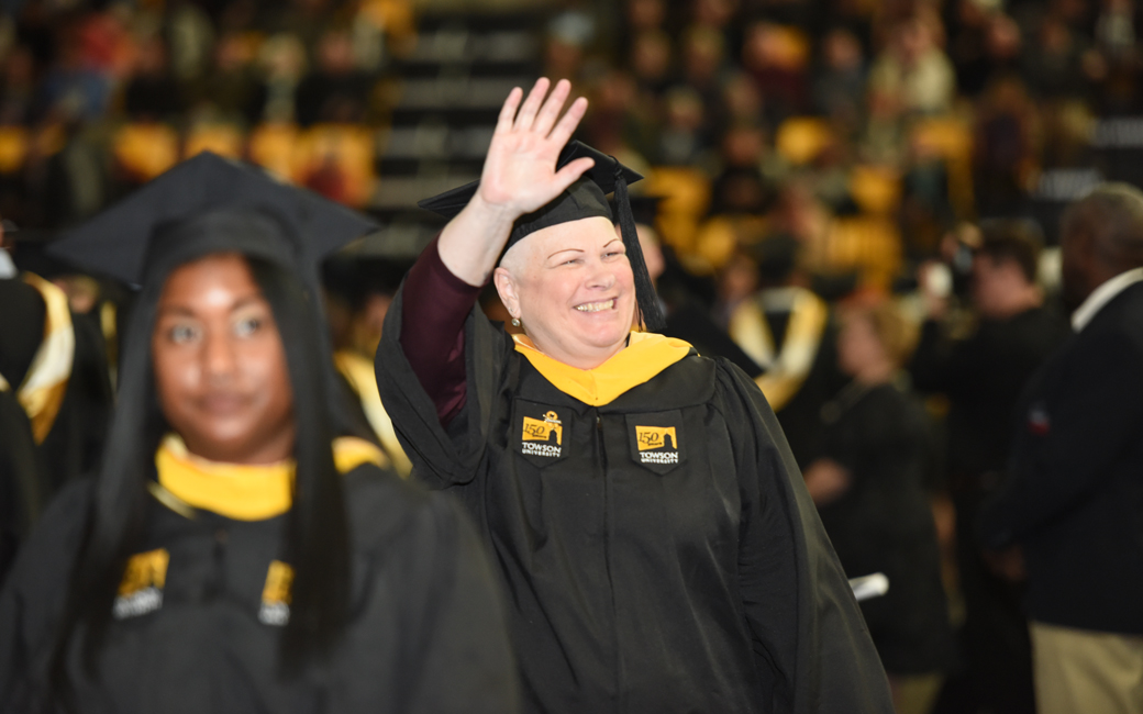 Jayne French graduating in 2016