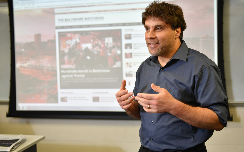 John Kirch teaching in 2016