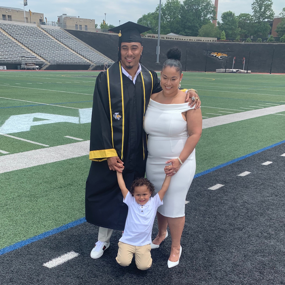 Jordan Dangerfield and family