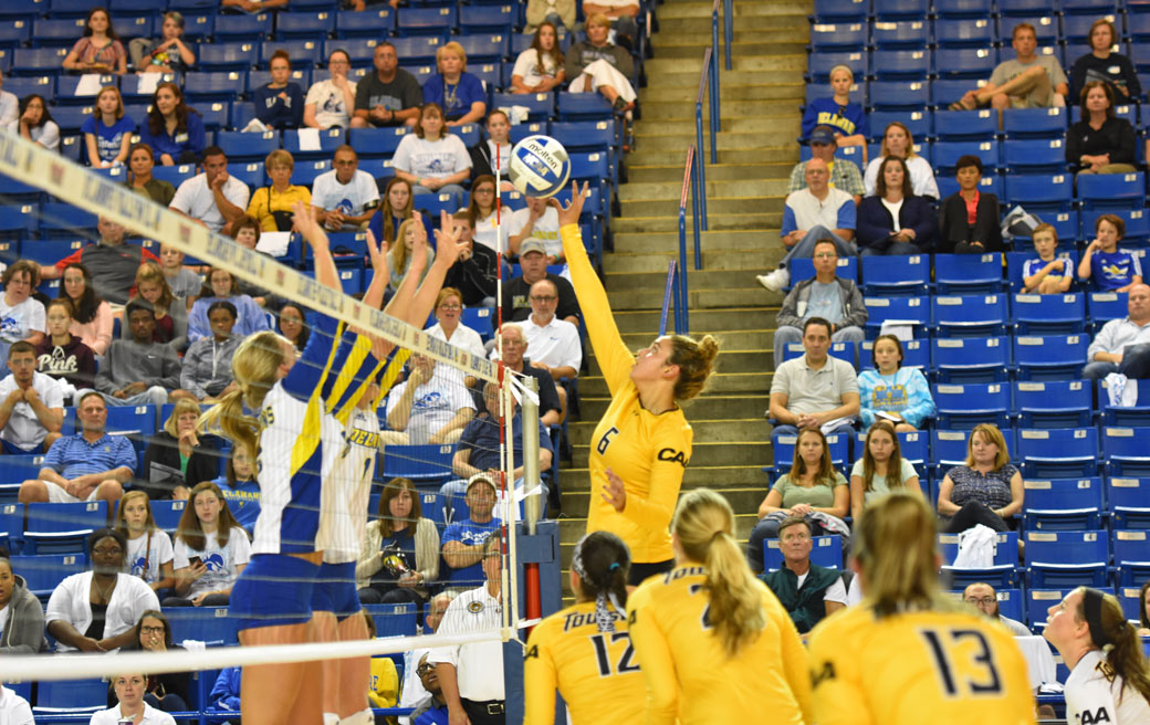 Towson University junior volleyball player Jocelyn Kuilan spent her summer playing for the Puerto Rican National team. During her sophomore year at TU, Kuilan earned First-Team Colonial Athletic Association First-Team honors. 
