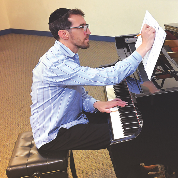 Professor Jonathan Leshnoff at piano