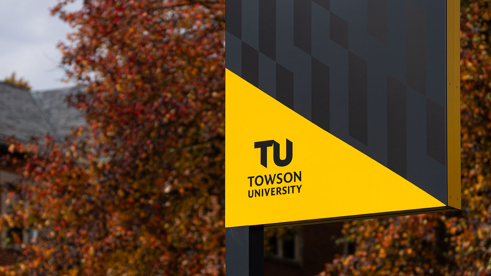 Towson University sign