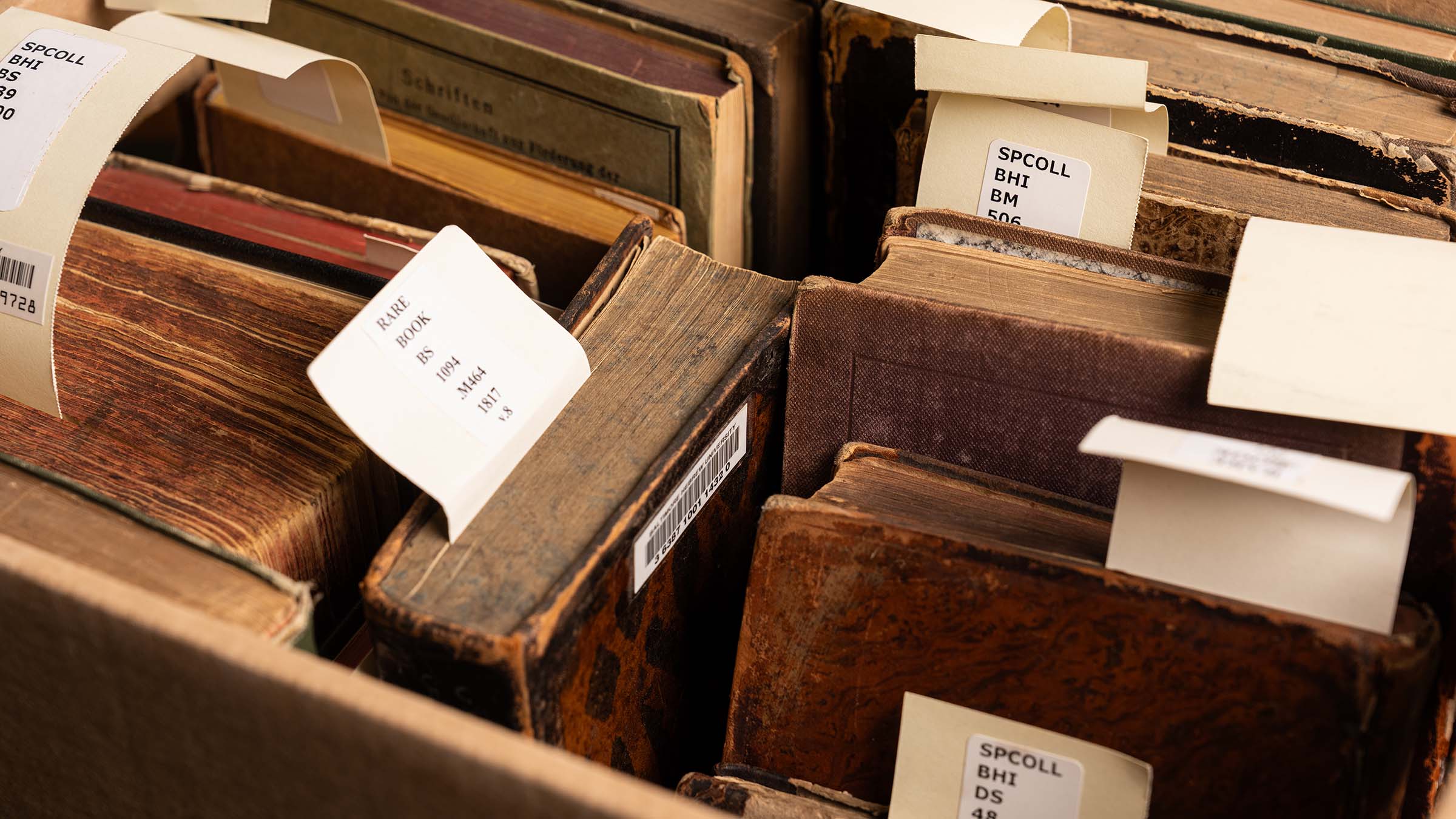 Identified books that were previously lost in the Holocaust