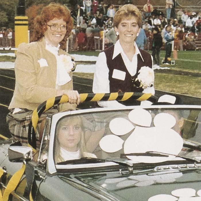 Homecoming parade from 1986