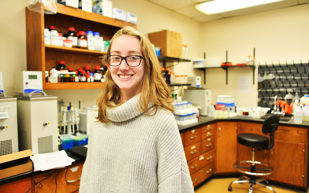 Marella Schammel, winner of an NSF research grant