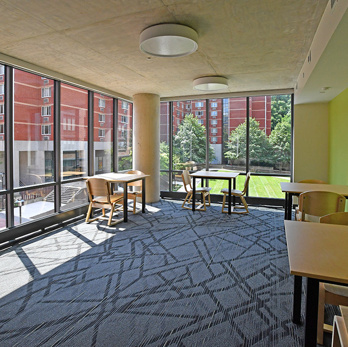 Residence hall quiet lounges