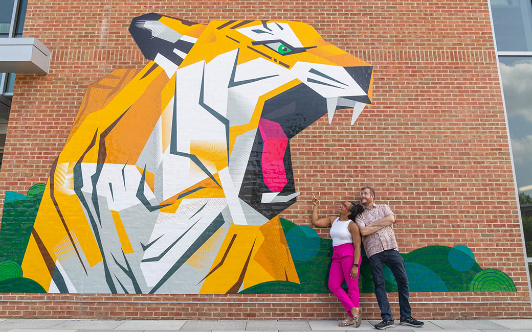 Q&A: TU creative director on the campus murals going viral