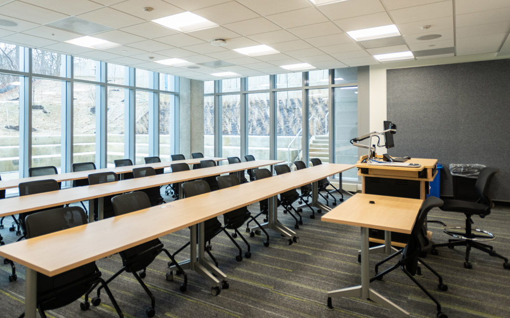 Classroom in new Science Complex