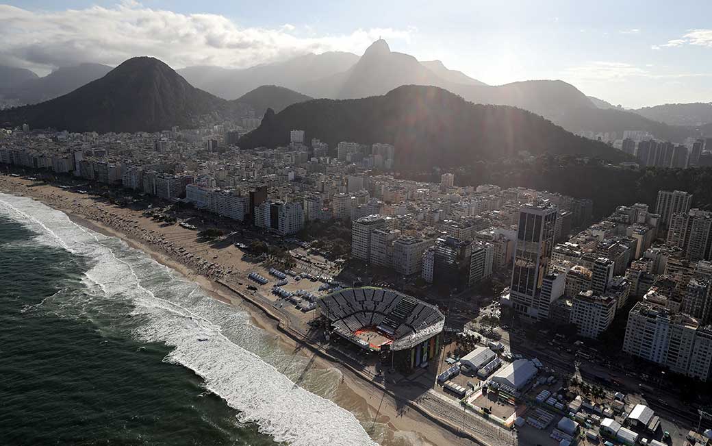 Olympic stadium (credit: Patrick Smith '09)