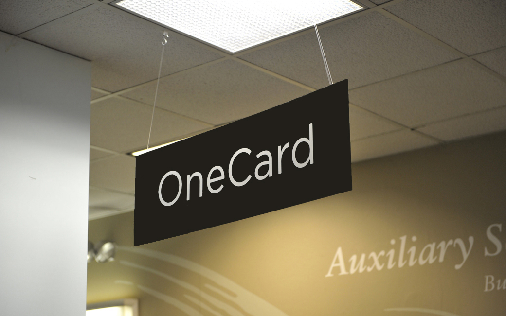 OneCard sign