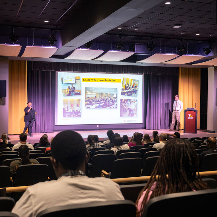 Students take in an Orientation Program