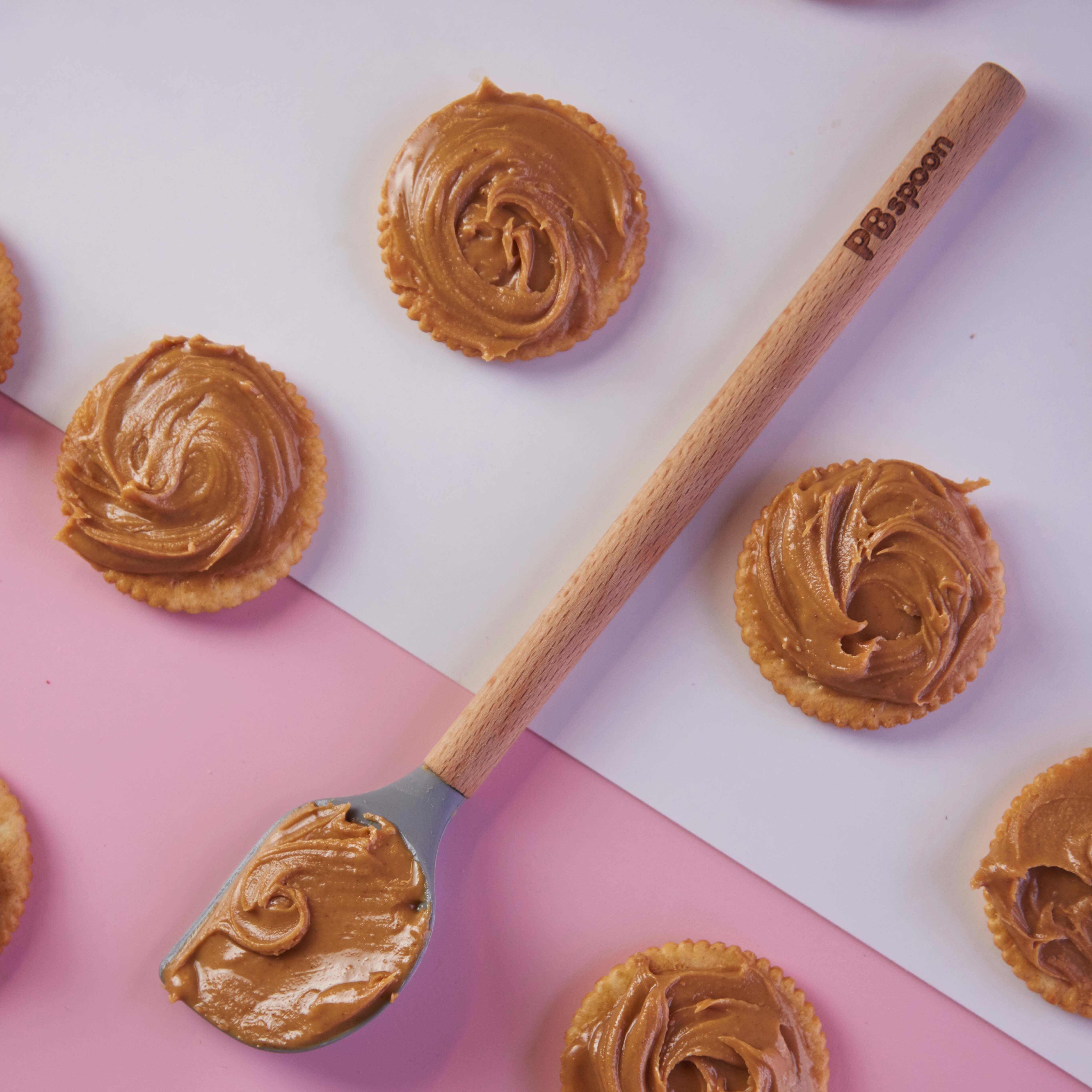 Peanut butter cupcakes with PB Spoon