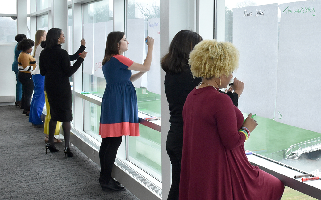 Women participating in the Professional Leadership Program for Women