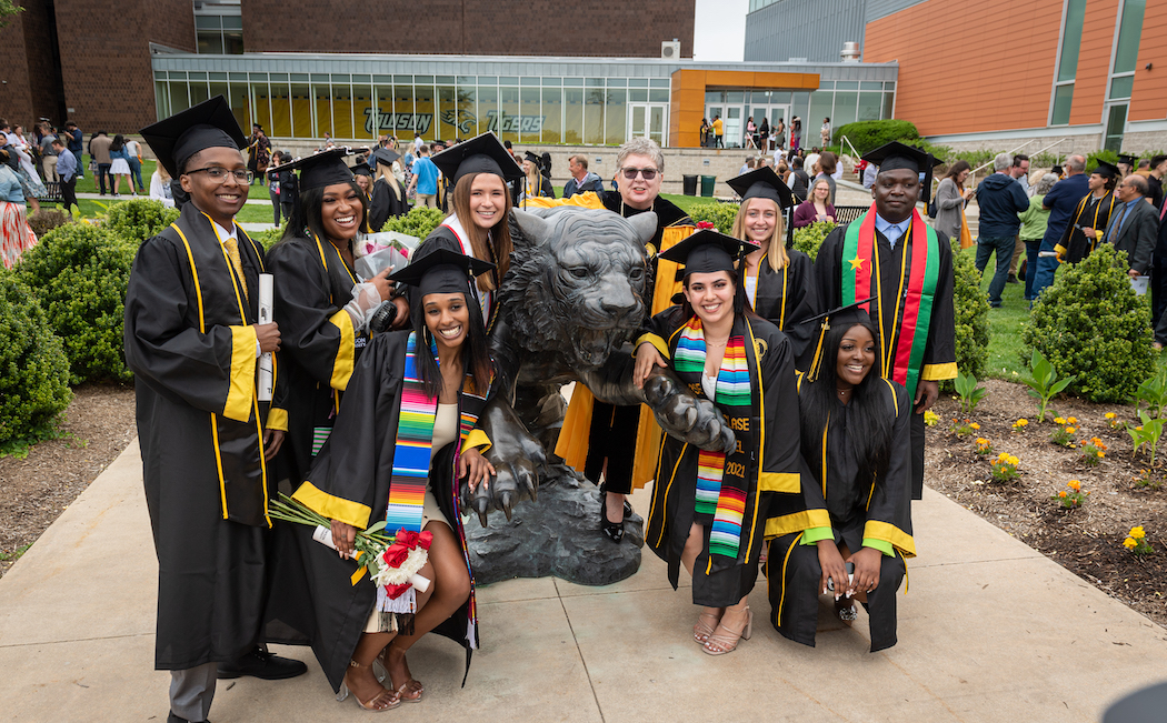 Five moments from 2022 Spring Commencement at Towson