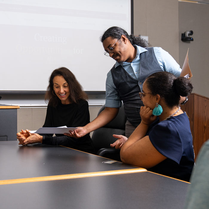 A professional development session at TU