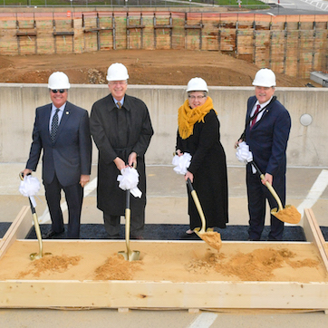 Science complex groundbreaking